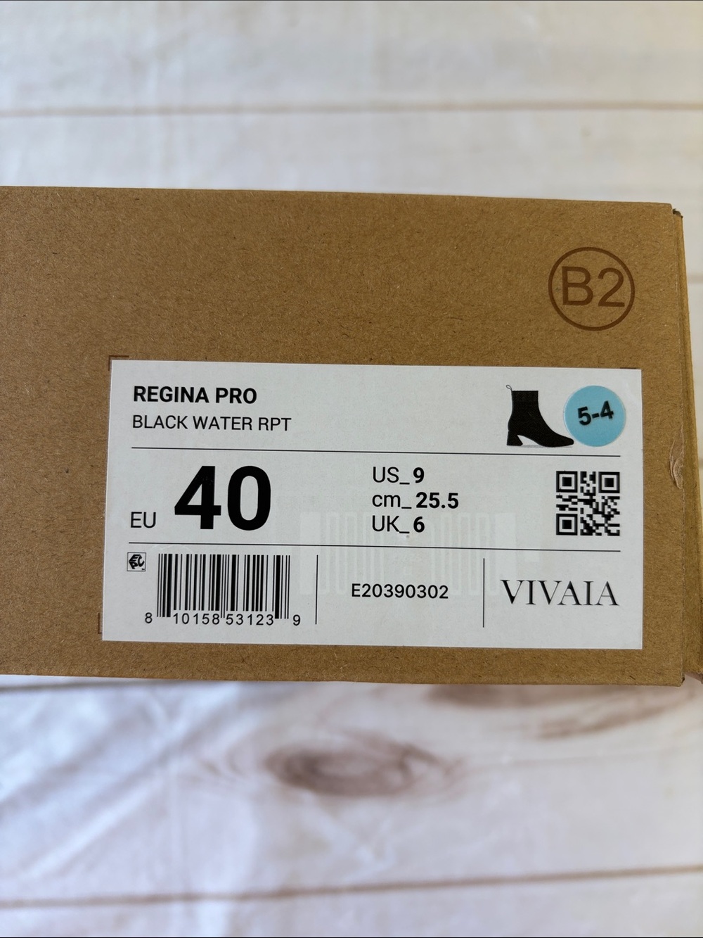 Vivaia Regina Pro Black Stretch Ankle Boots with Block Heel - Picture 8 of 8